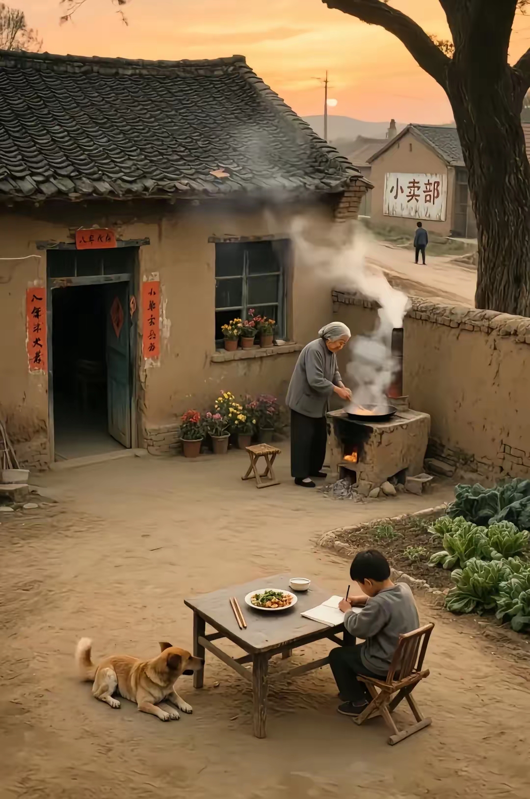 喜欢这样的温馨场景